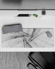 Abstract Deskmat | Mousepad | Deskpad - Grayscale Harmony - AniChan