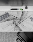 Abstract Deskmat | Mousepad | Deskpad - Grayscale Harmony - AniChan