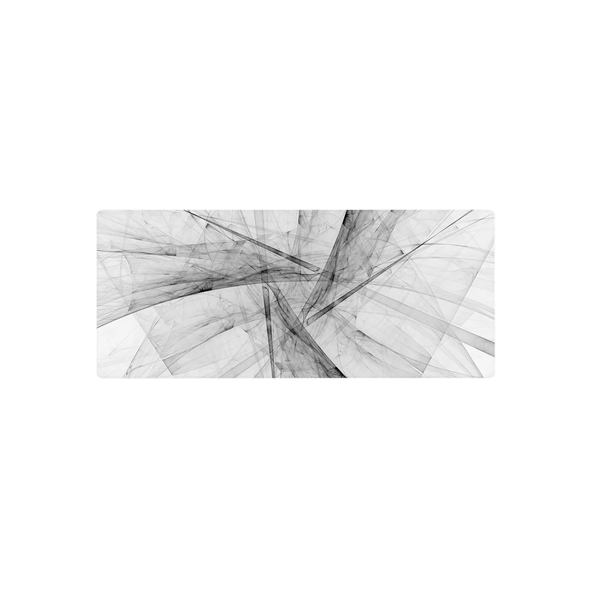 Abstract Deskmat | Mousepad | Deskpad - Grayscale Harmony - AniChan