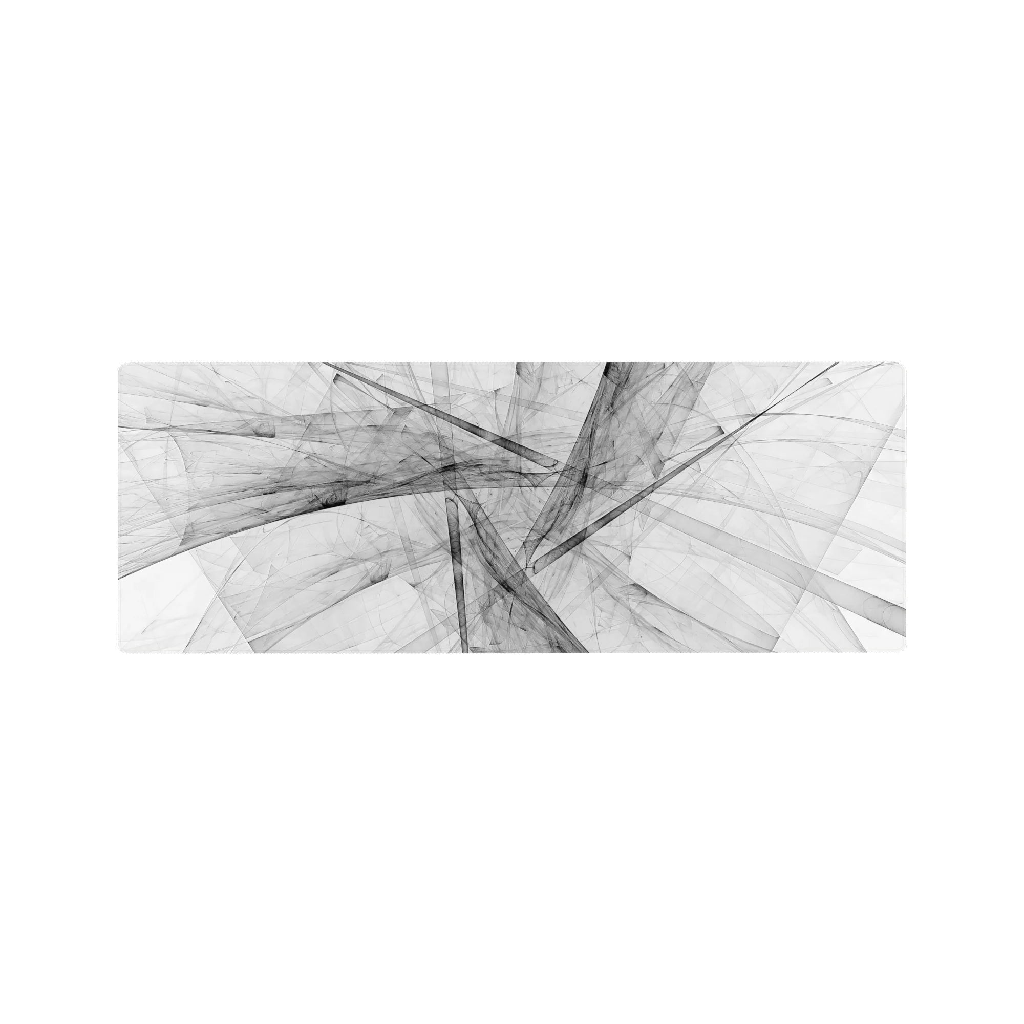 Abstract Deskmat | Mousepad | Deskpad - Grayscale Harmony - AniChan