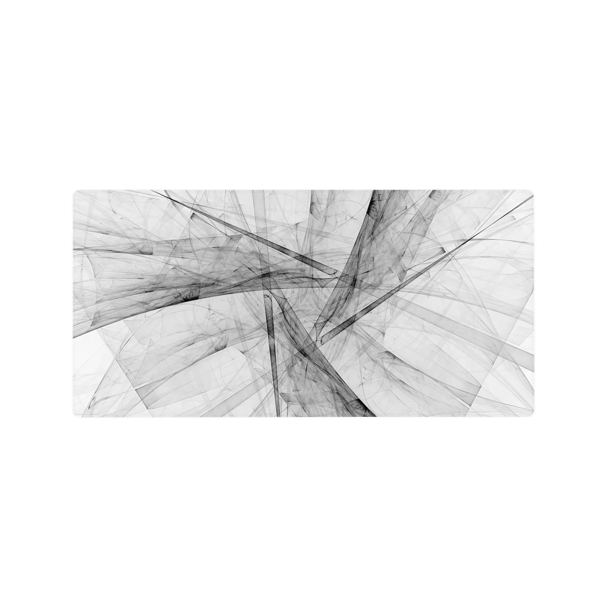 Abstract Deskmat | Mousepad | Deskpad - Grayscale Harmony - AniChan