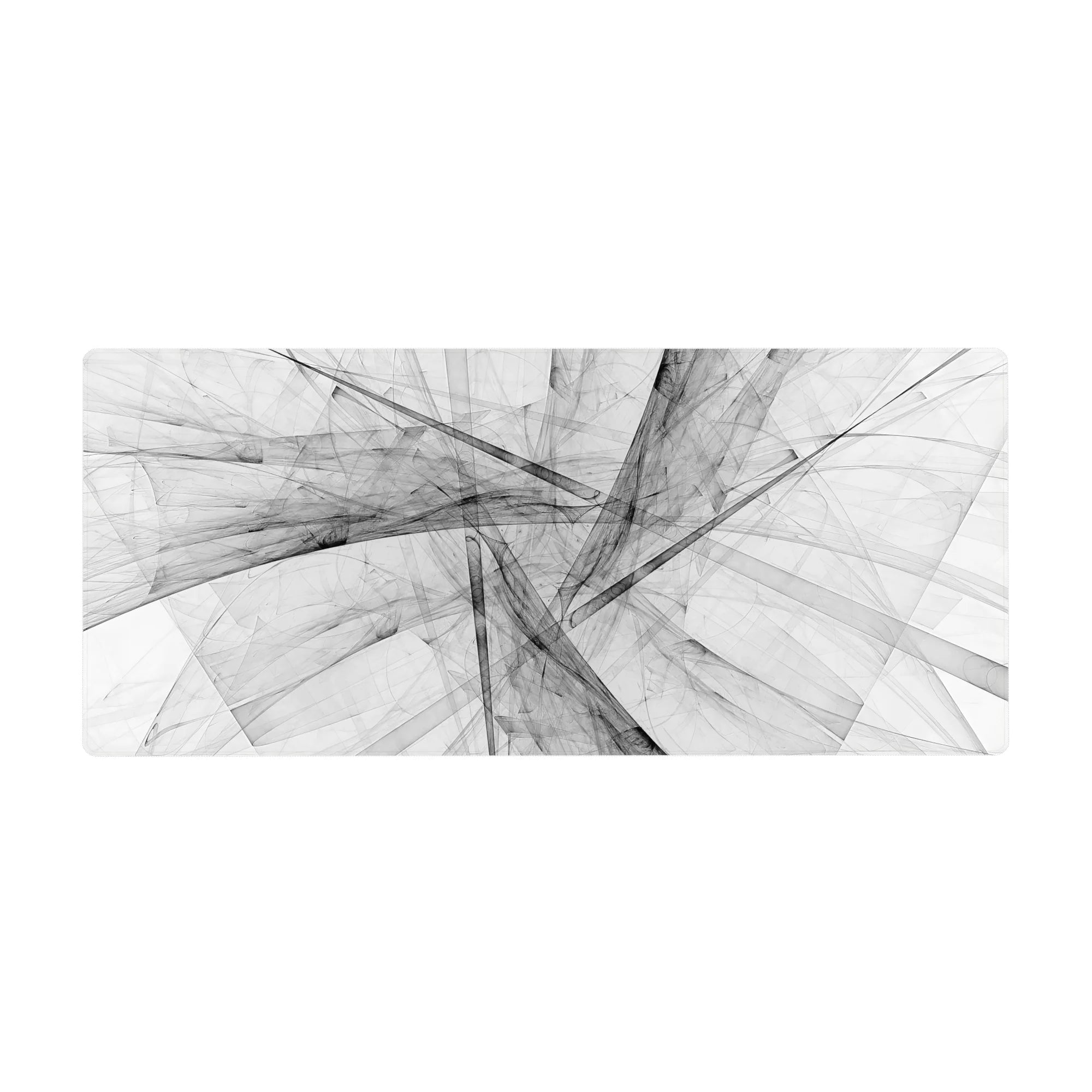 Abstract Deskmat | Mousepad | Deskpad - Grayscale Harmony - AniChan