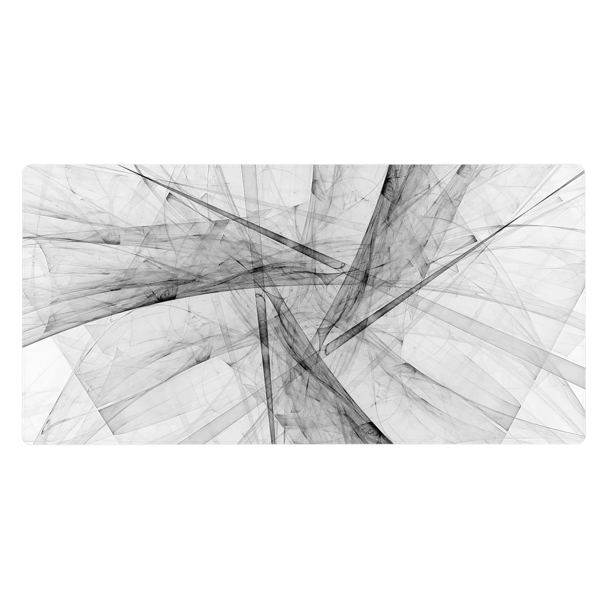 Abstract Deskmat | Mousepad | Deskpad - Grayscale Harmony - AniChan