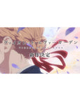 Violet Evergarden anime desk pad 40x20 inches with soft profile, ribbon trail, and drifting petals.