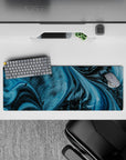 Abstract Deskmat | Mousepad | Deskpad - Pixel Dino Galaxy - AniChan