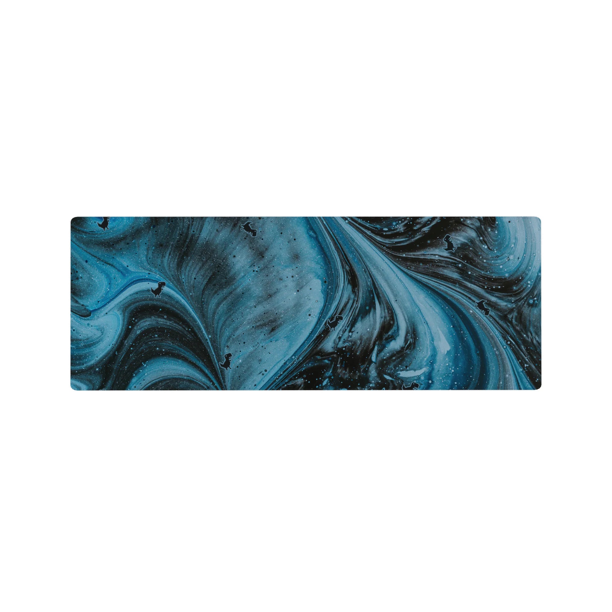 Abstract Deskmat | Mousepad | Deskpad - Pixel Dino Galaxy - AniChan