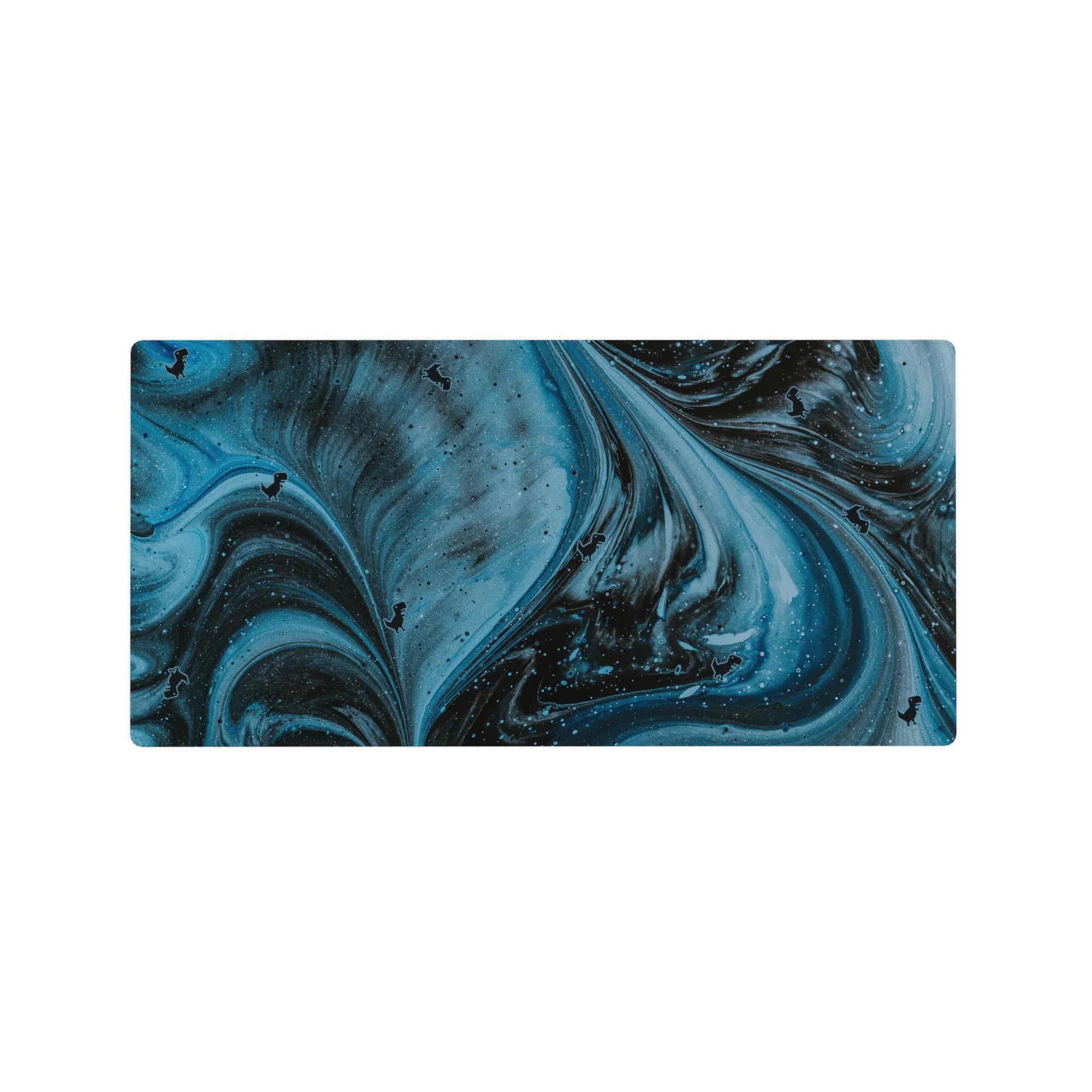 Abstract Deskmat | Mousepad | Deskpad - Pixel Dino Galaxy - AniChan