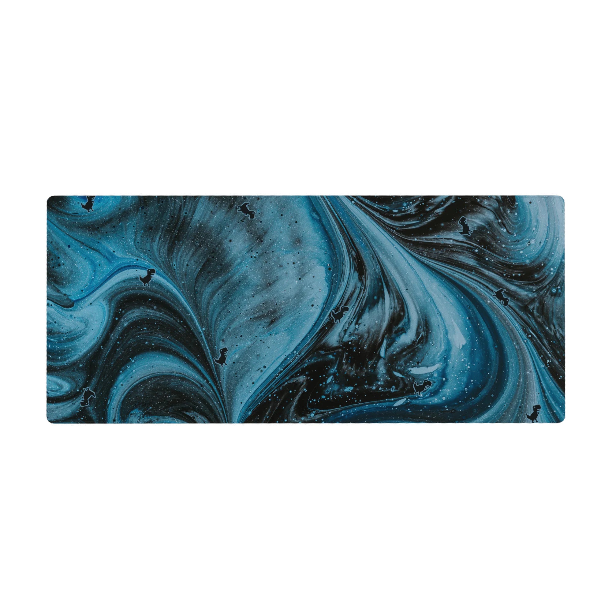 Abstract Deskmat | Mousepad | Deskpad - Pixel Dino Galaxy - AniChan