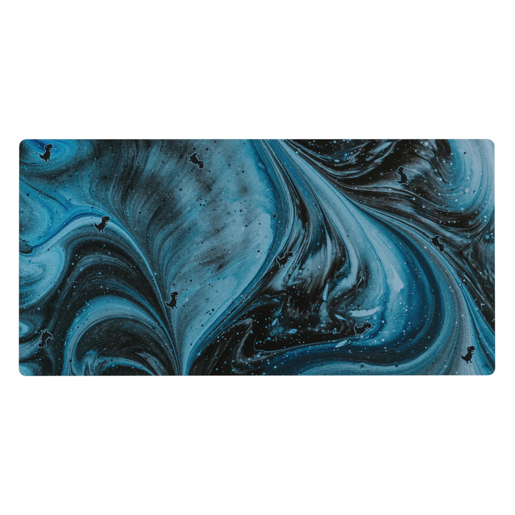 Abstract Deskmat | Mousepad | Deskpad - Pixel Dino Galaxy - AniChan