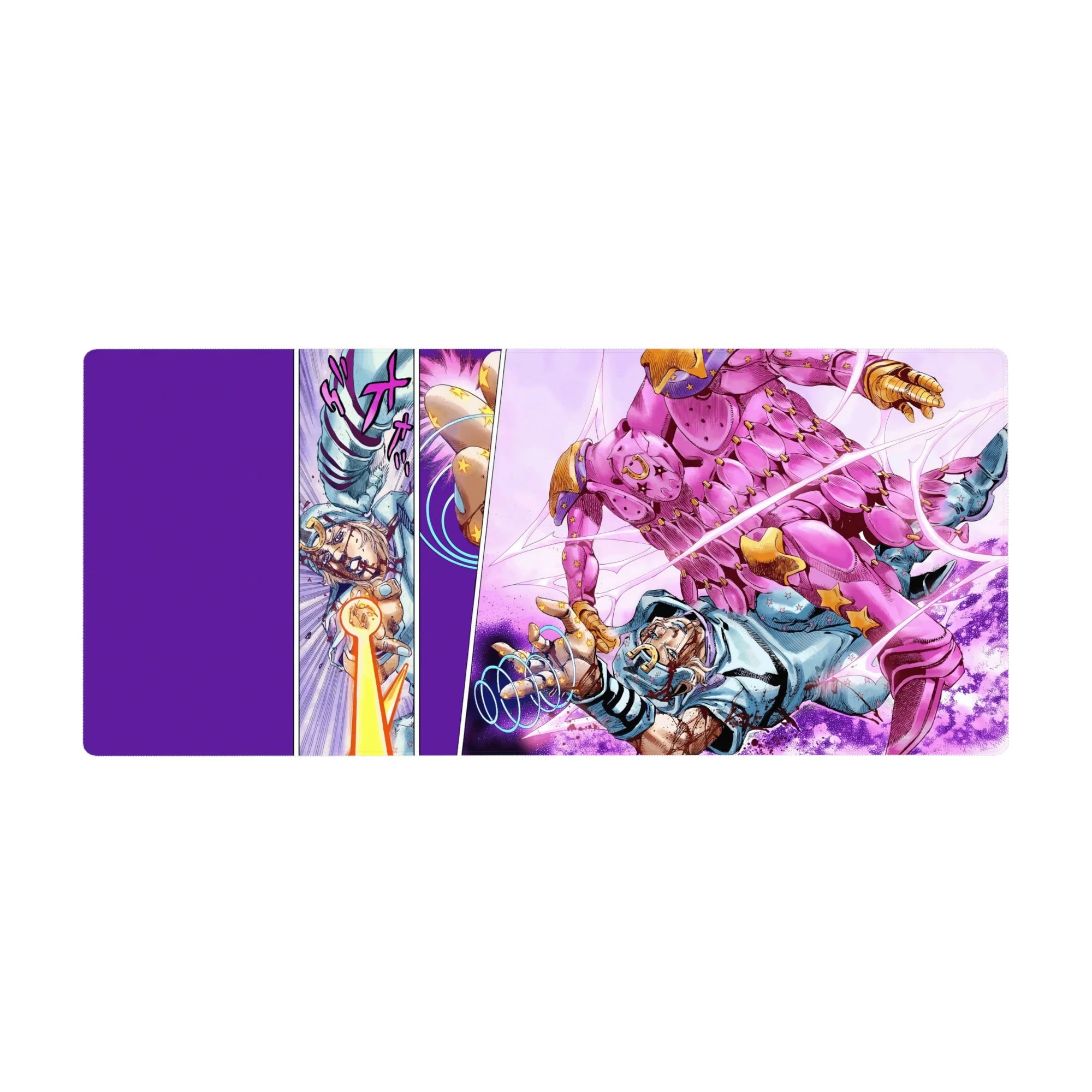 JoJo Deskmat | Mousepad | Deskpad - Golden Battle Clash - AniChan