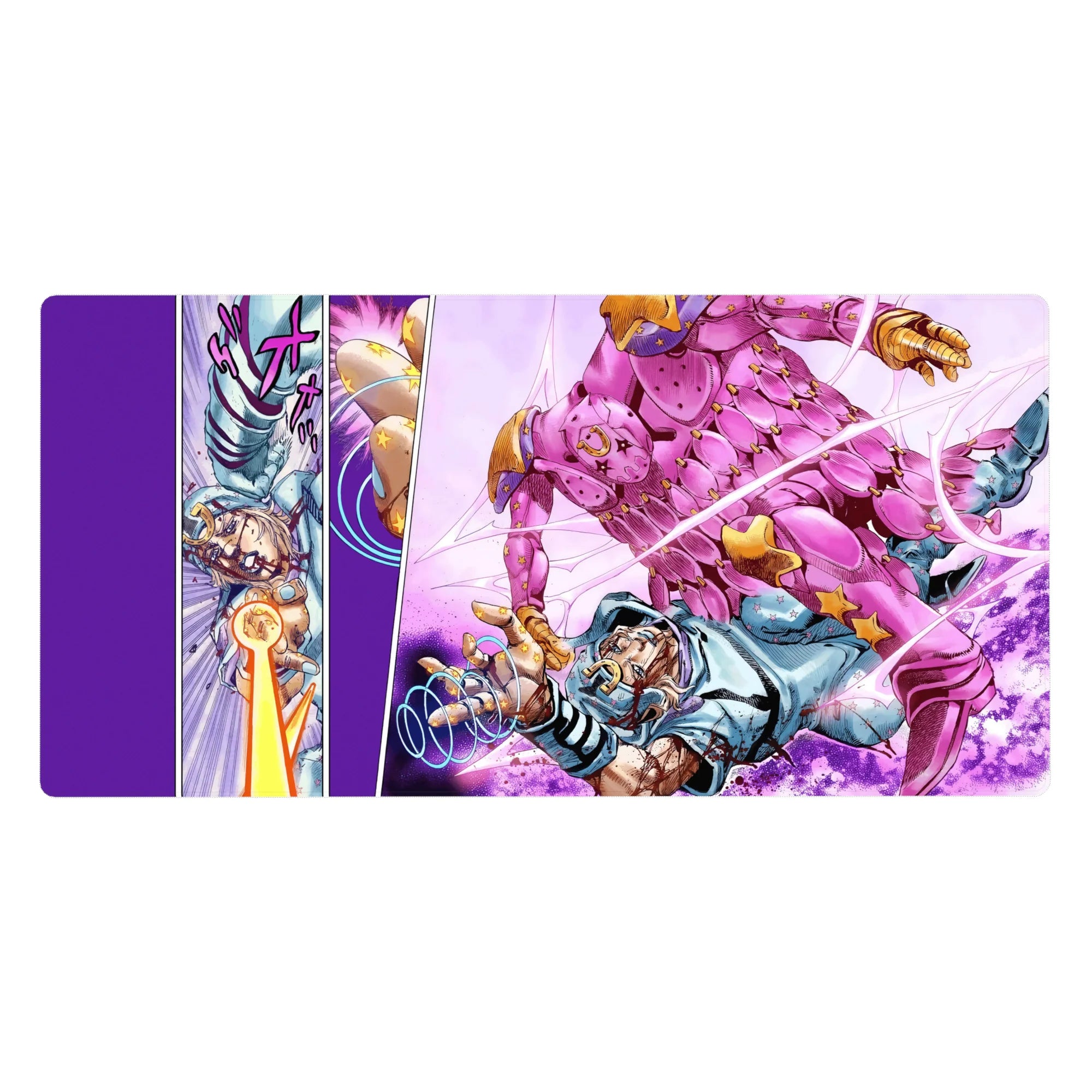 JoJo Deskmat | Mousepad | Deskpad - Golden Battle Clash - AniChan