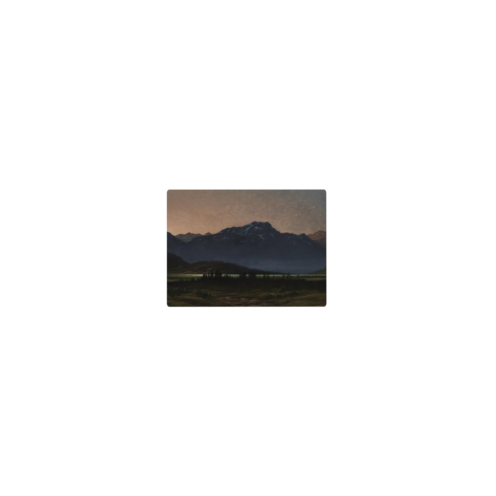 Fantasy Landscapes Deskmat | Mousepad | Deskpad - Twilight Peaks