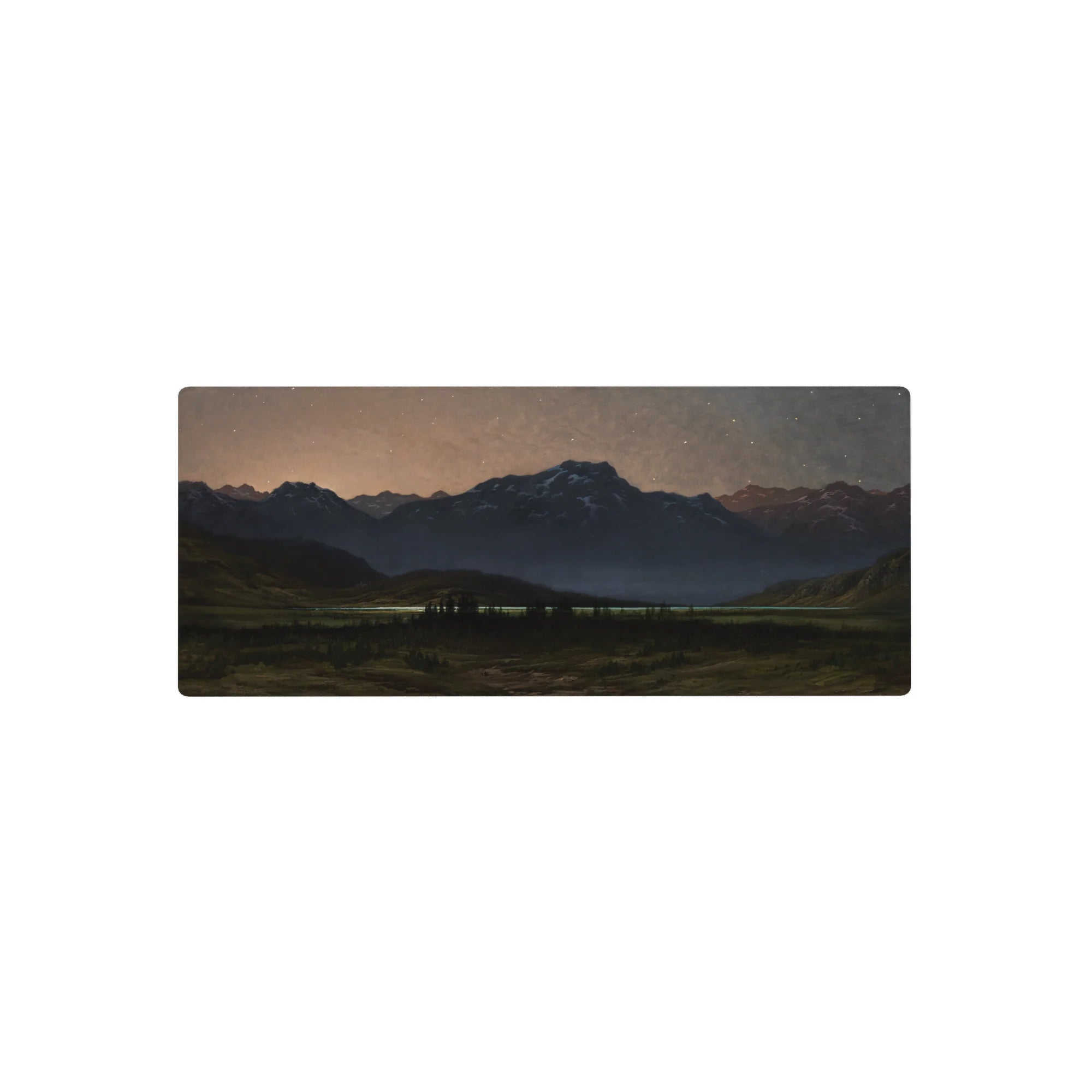 Fantasy Landscapes Deskmat | Mousepad | Deskpad - Twilight Peaks