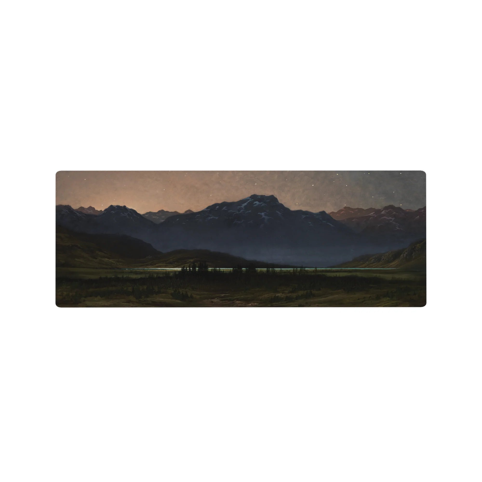 Fantasy Landscapes Deskmat | Mousepad | Deskpad - Twilight Peaks