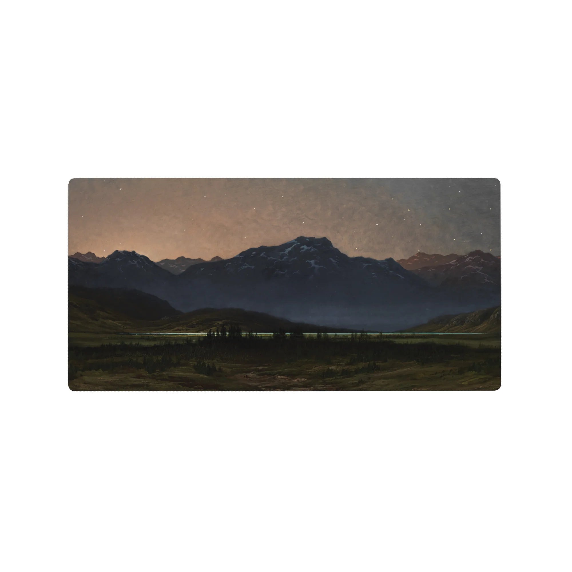 Fantasy Landscapes Deskmat | Mousepad | Deskpad - Twilight Peaks