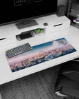 Nature Landscapes Deskmat | Mousepad | Deskpad - Twilight Skyline Dream