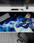 Fate Grand Order - Anime Mouse Pad and Desk Pad - Saber’s Night Battle - AniChan