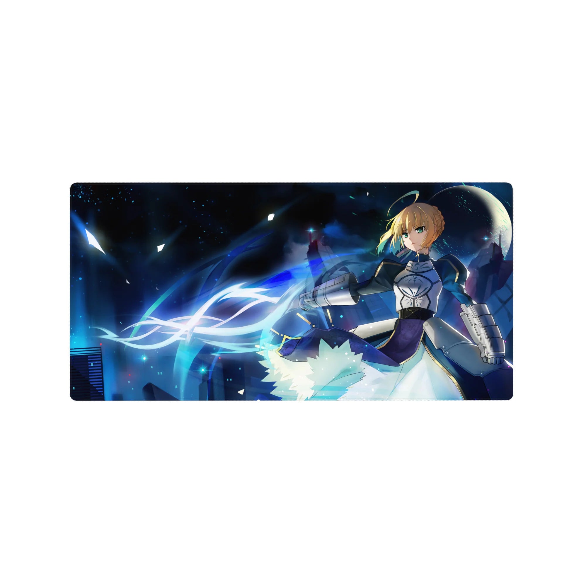 Fate Grand Order - Anime Mouse Pad and Desk Pad - Saber’s Night Battle - AniChan