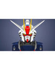 RX-78 style Gundam close-up anime desk pad, premium print and smooth tracking, 40x20 inches.