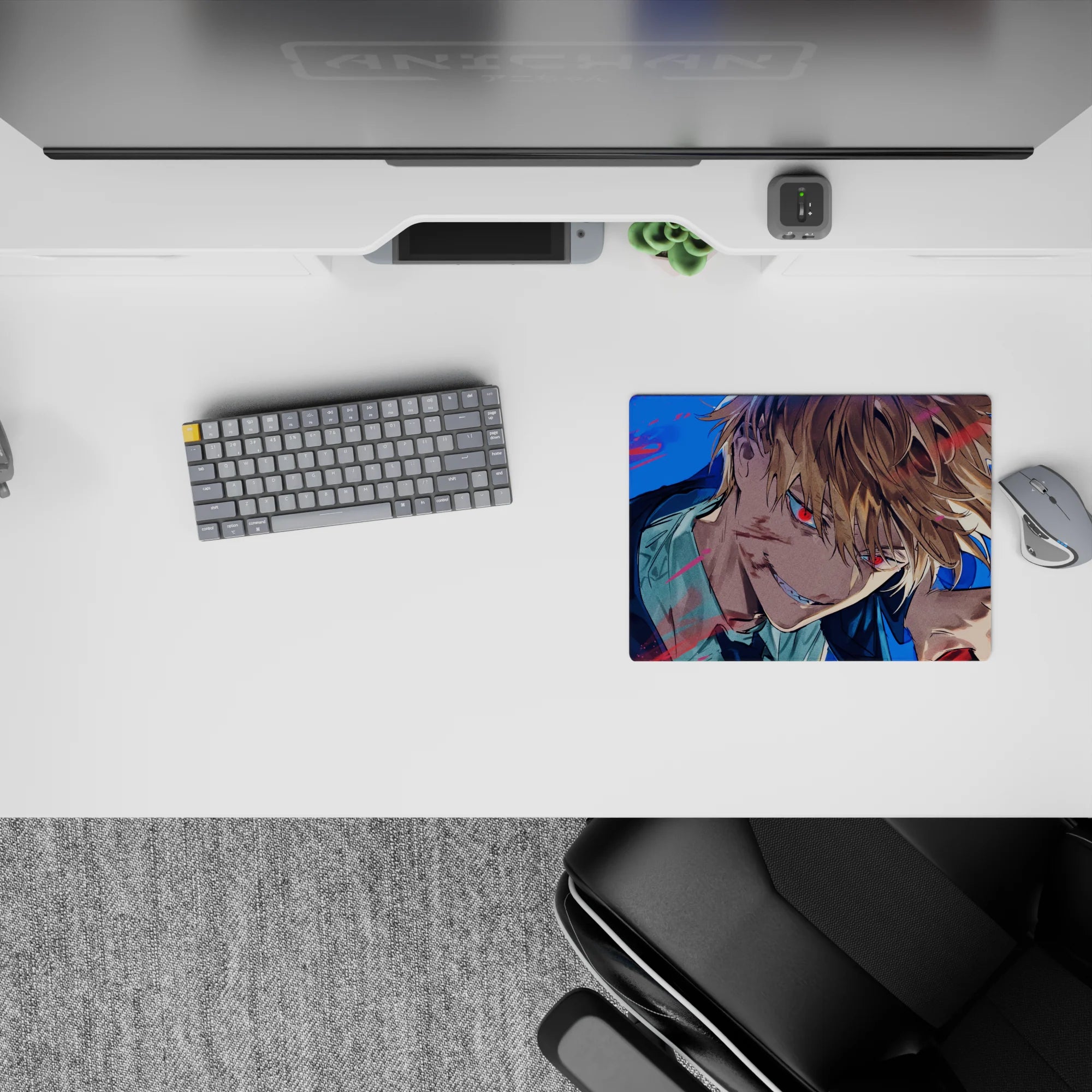 Chainsaw Man - Anime Mouse Pad and Desk Pad - Frenzy Reflection