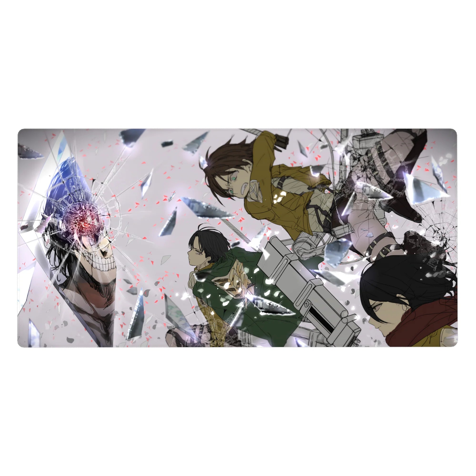 Attack on Titan - Anime Mouse Pad and Desk Pad - Fractured Fate - AniChan