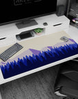 Vector Landscapes Deskmat | Mousepad | Deskpad - Mountain Layers