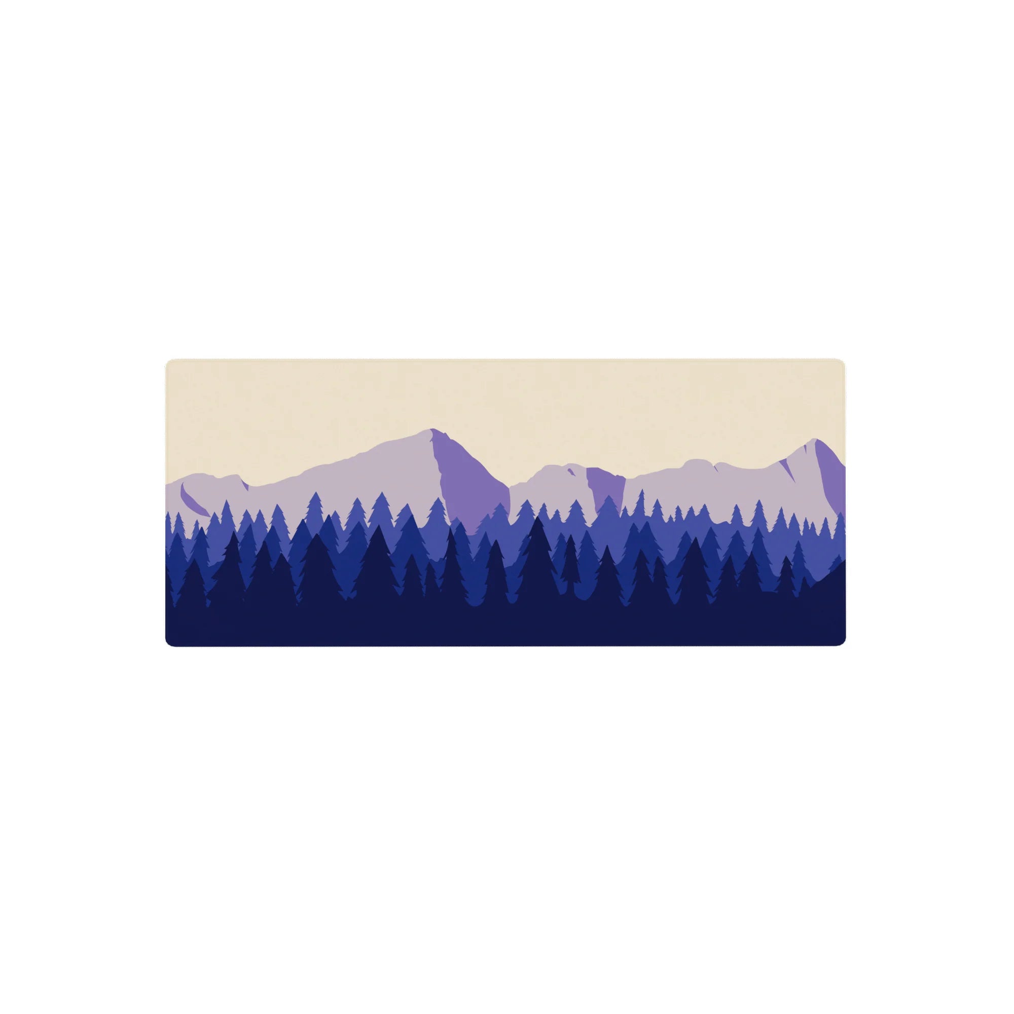 Vector Landscapes Deskmat | Mousepad | Deskpad - Mountain Layers