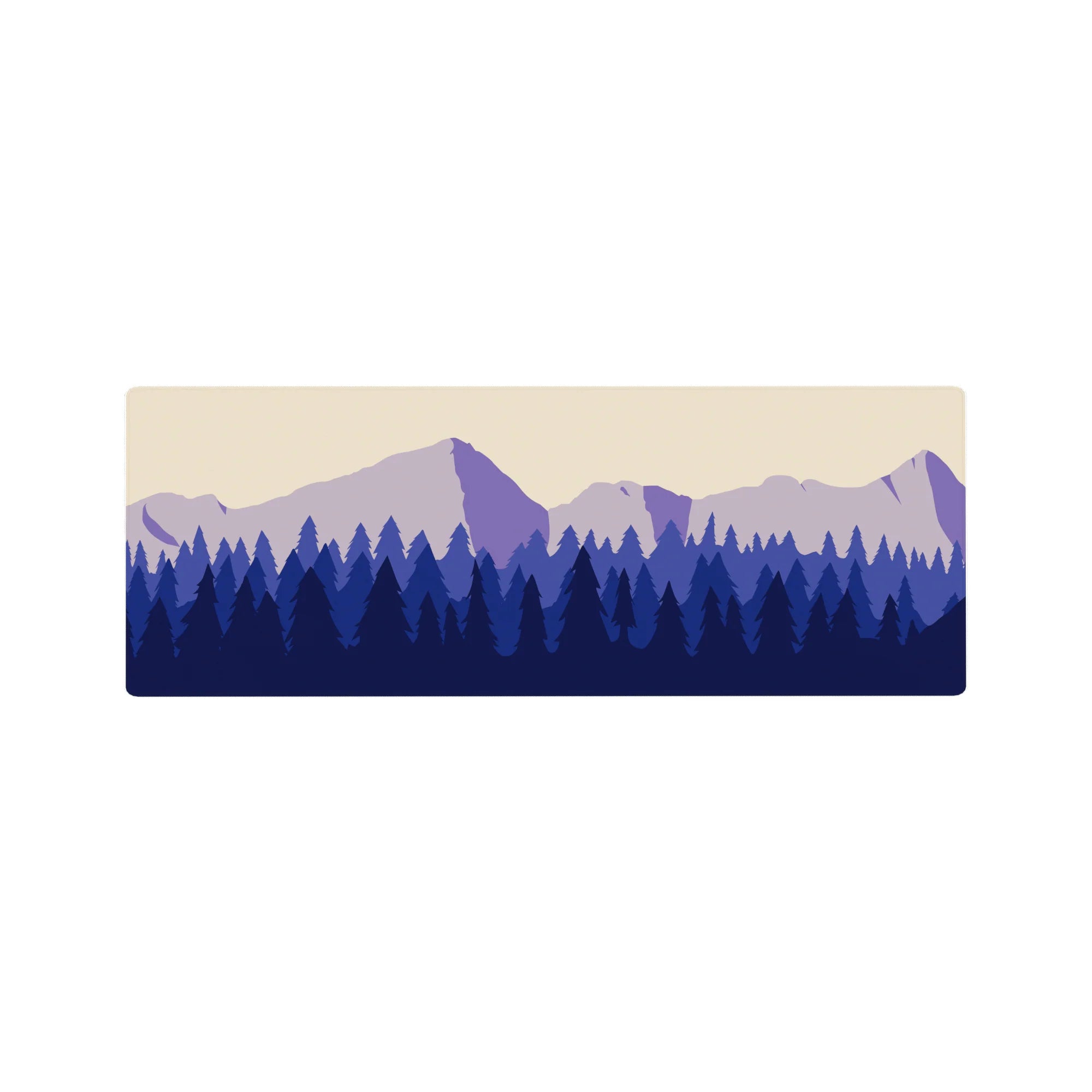 Vector Landscapes Deskmat | Mousepad | Deskpad - Mountain Layers