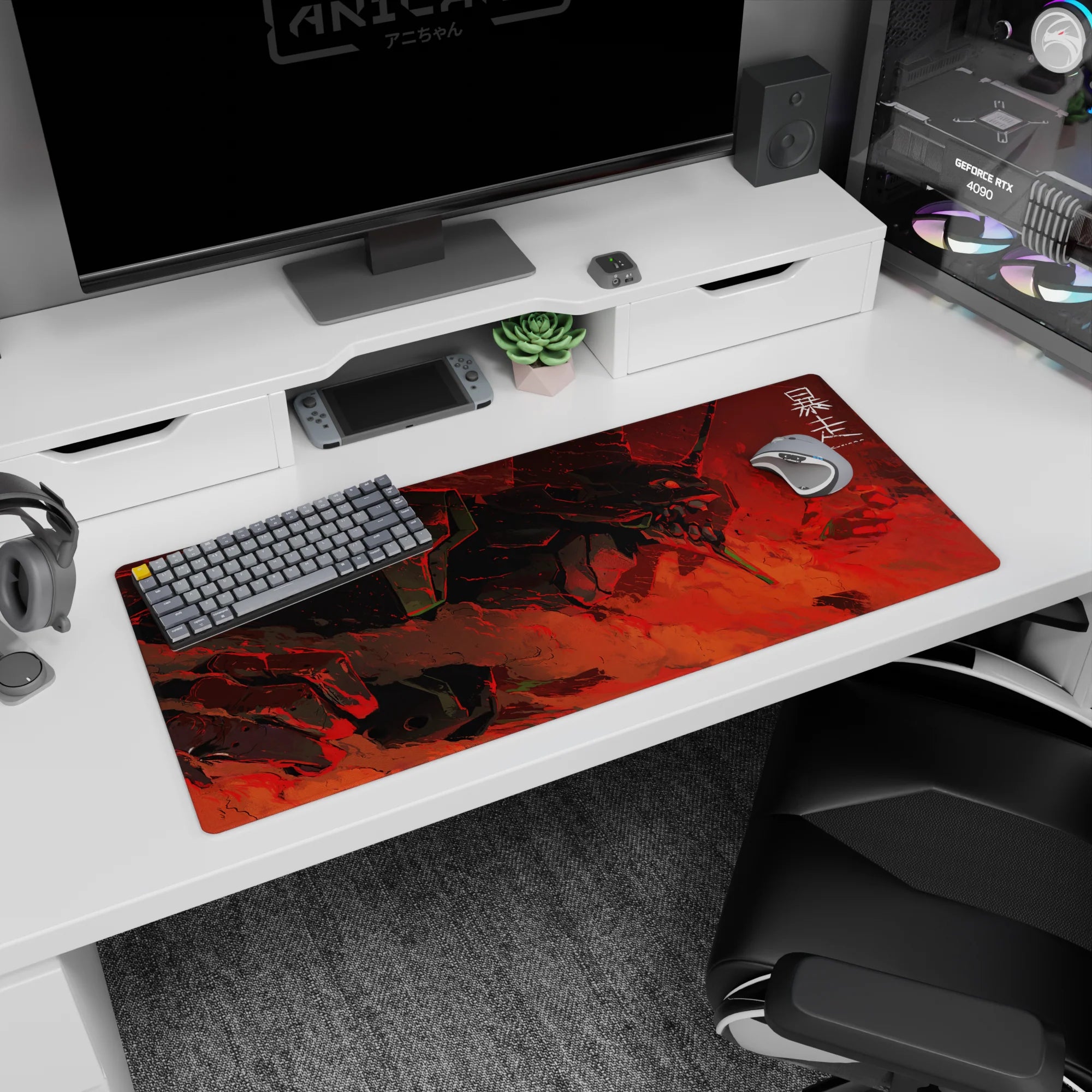 Evangelion - Anime Mouse Pad and Desk Pad - Berserk Awakening - AniChan