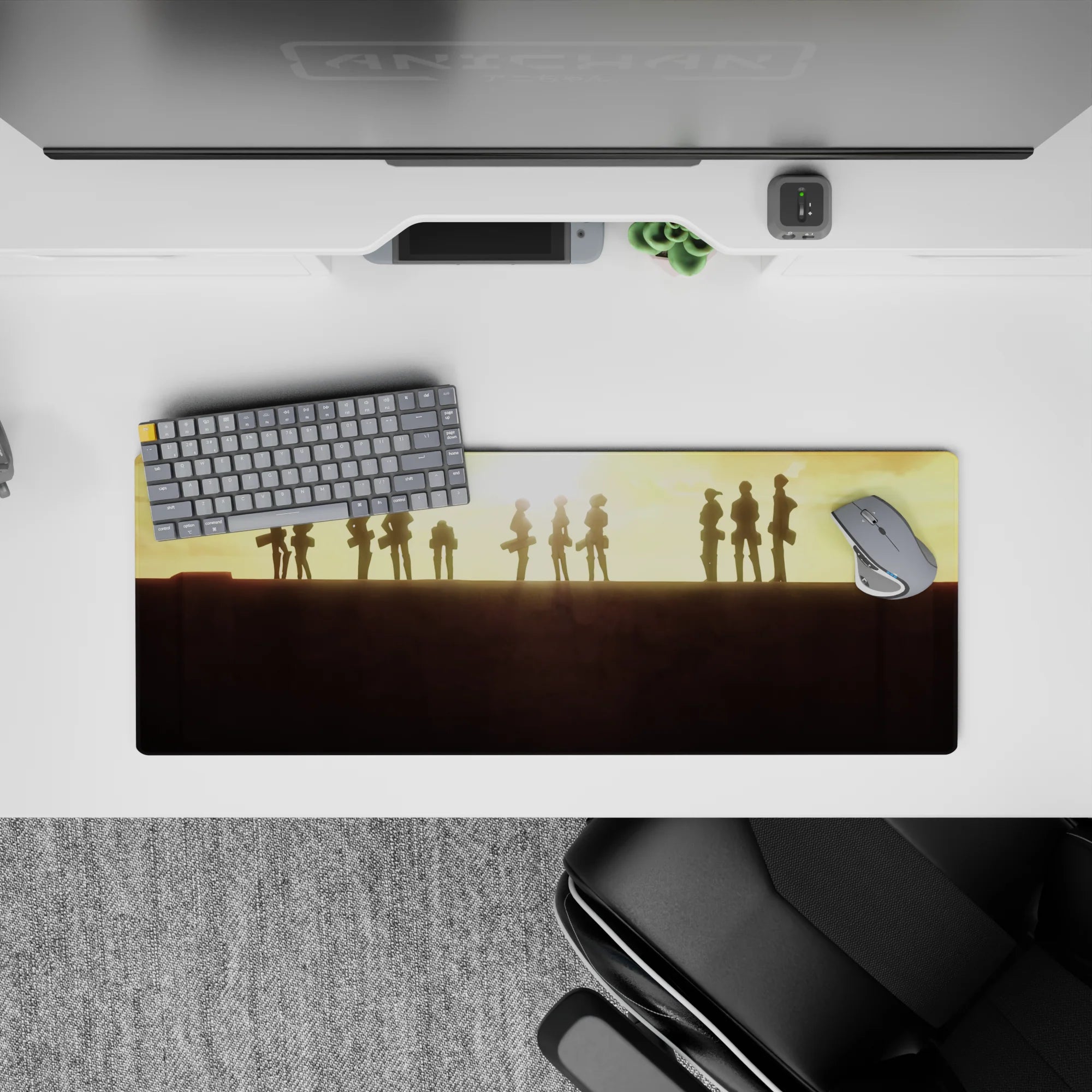 Attack on Titan - Anime Mouse Pad and Desk Pad - Sunset of the Survey Corps - AniChan