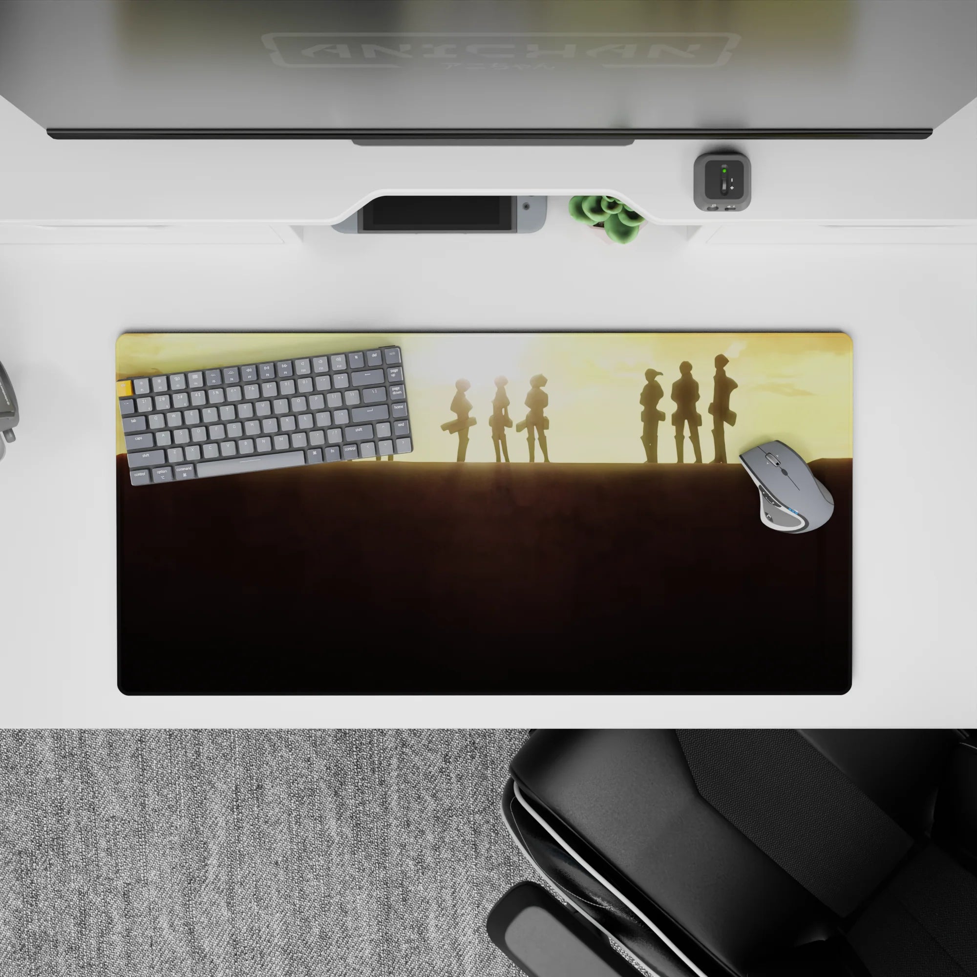 Attack on Titan - Anime Mouse Pad and Desk Pad - Sunset of the Survey Corps - AniChan