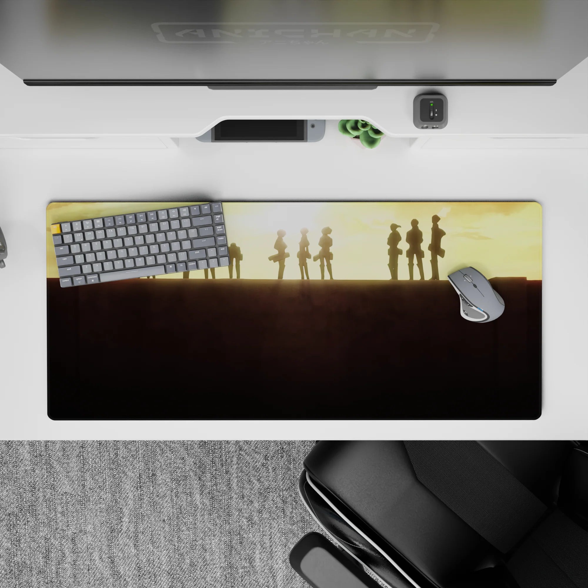 Attack on Titan - Anime Mouse Pad and Desk Pad - Sunset of the Survey Corps - AniChan