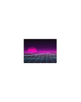 Retrowave-Vaporwave Deskmat | Mousepad | Deskpad - Neon Horizon Waves - AniChan