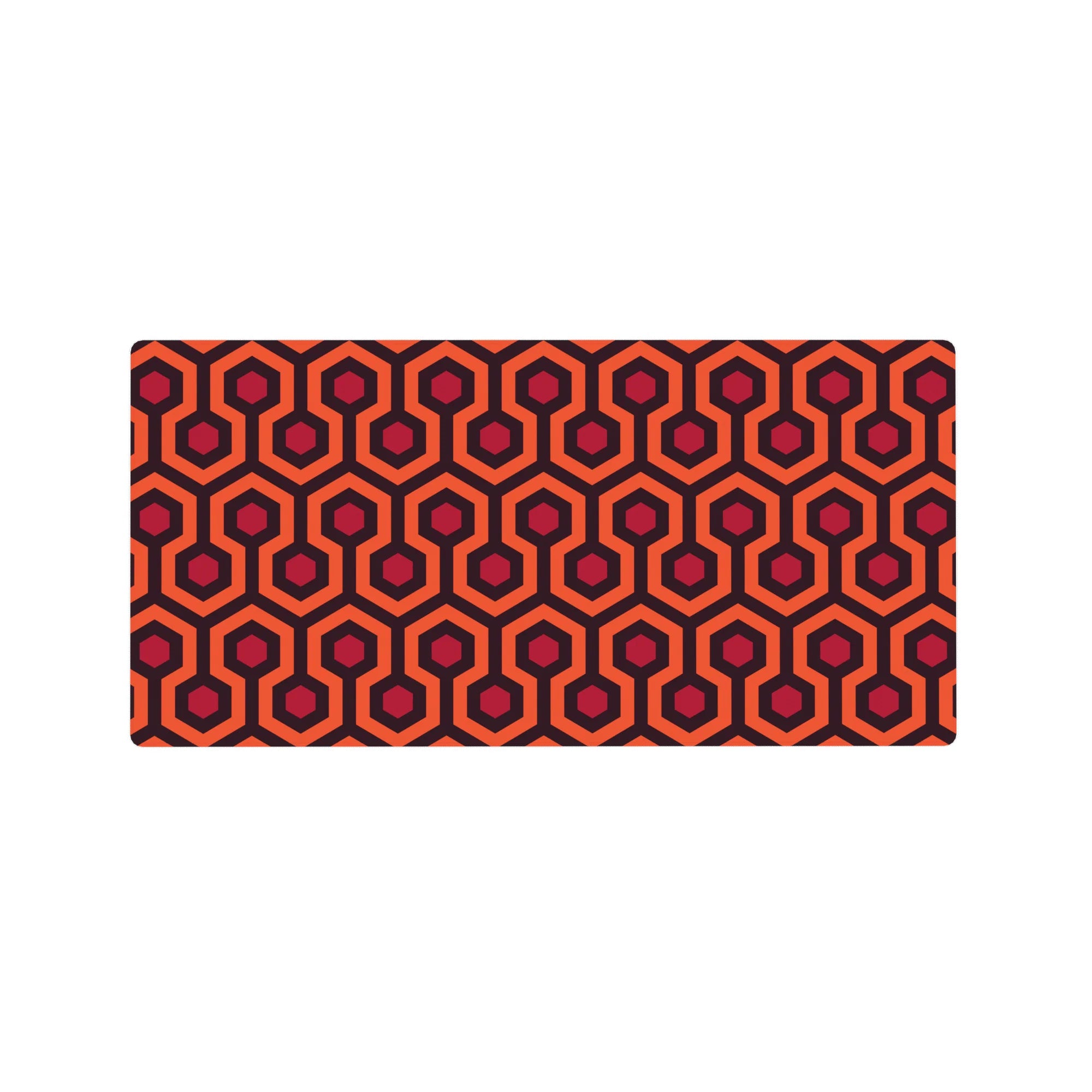 Geometry Abstract Deskmat | Mousepad | Deskpad - Retro Hexa Vibes - AniChan