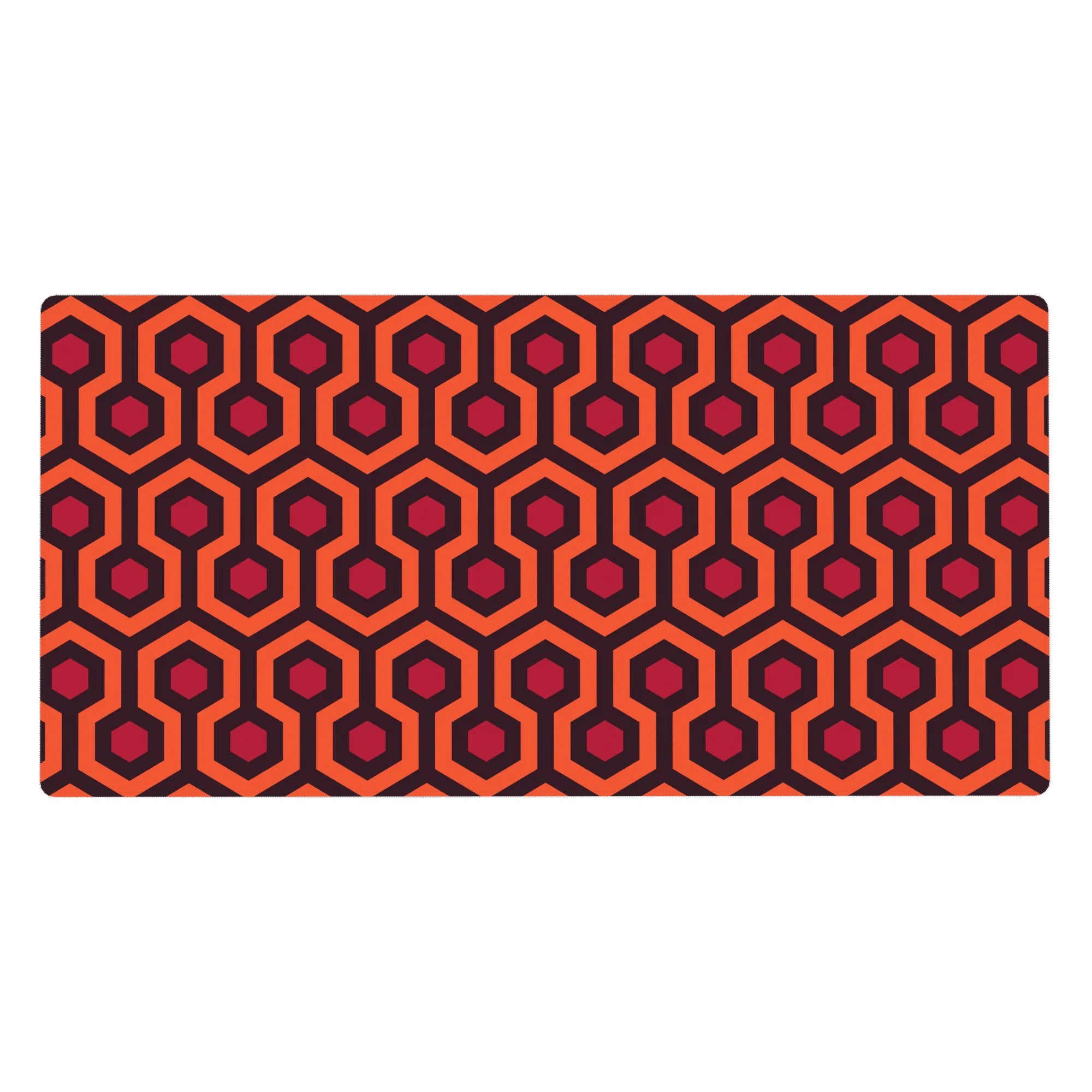 Geometry Abstract Deskmat | Mousepad | Deskpad - Retro Hexa Vibes - AniChan