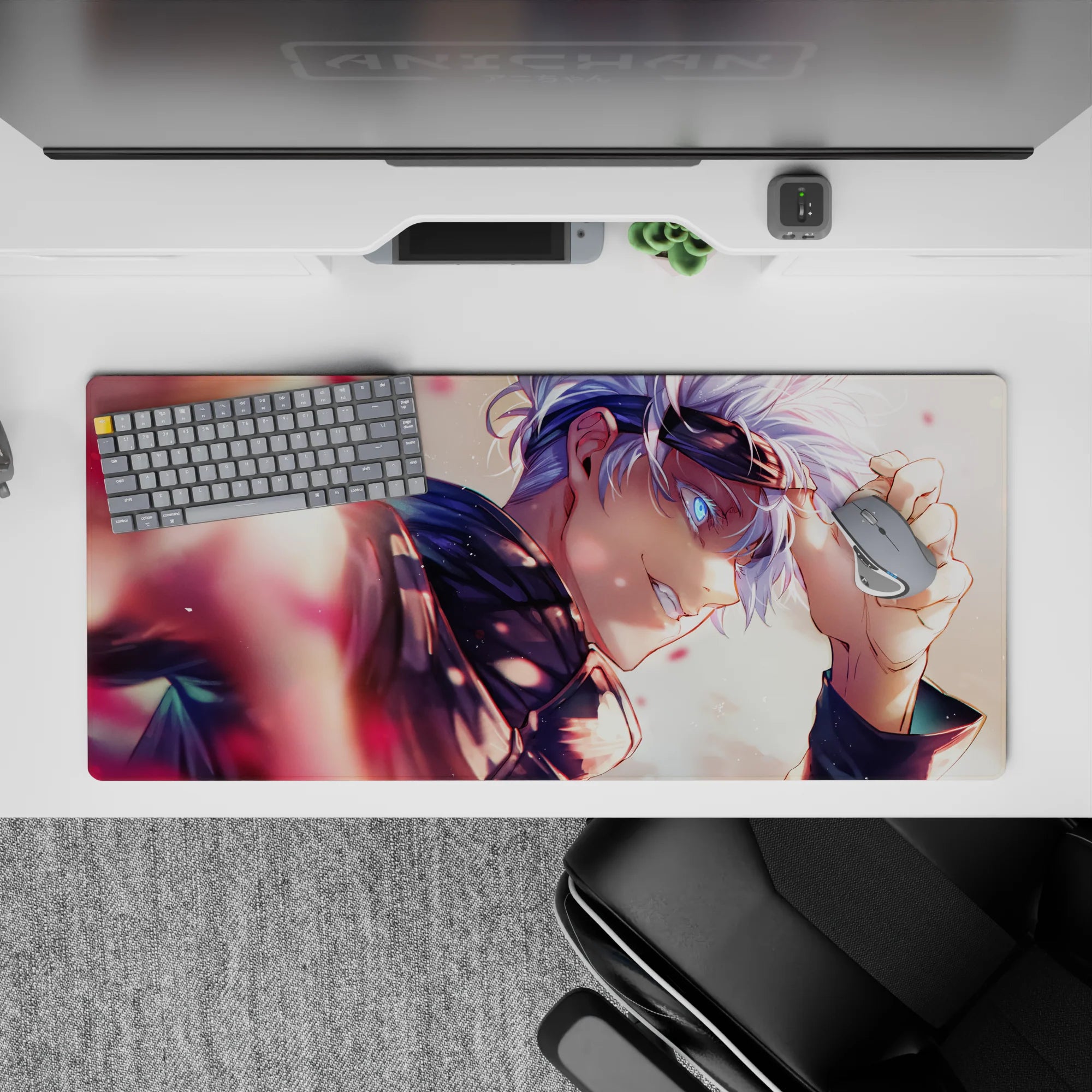 Jujutsu Kaisen Deskmat | Mousepad | Deskpad - Gojo's Radiance - AniChan