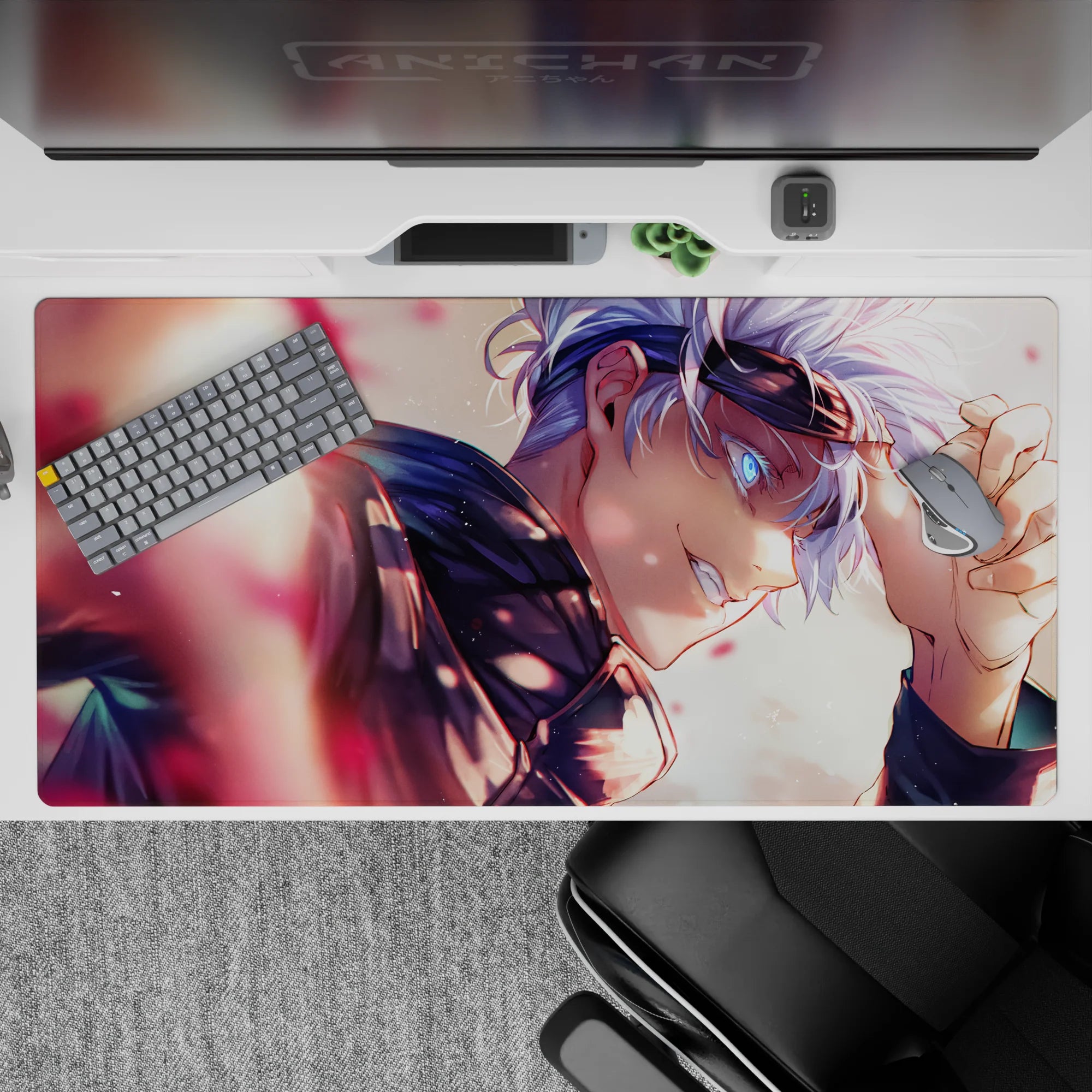 Jujutsu Kaisen Deskmat | Mousepad | Deskpad - Gojo's Radiance - AniChan