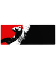 Ryuji Sakamoto 32x12 inch anime mouse pad featuring Persona 5's bold red, white, and black pop-art style.