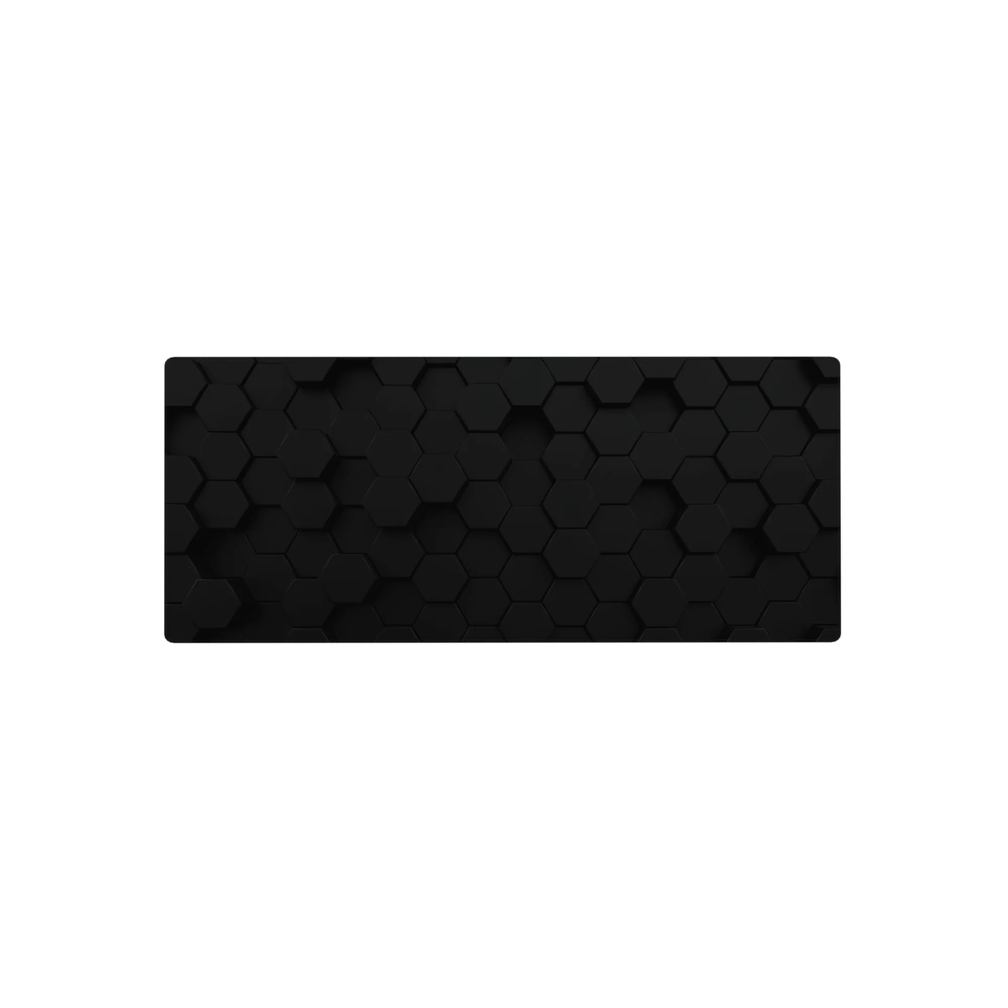 Abstract Deskmat | Mousepad | Deskpad - Dark Hexagon Mesh - AniChan