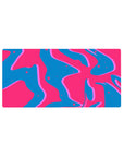 Liquid Abstract Deskmat | Mousepad | Deskpad - Neon Splash