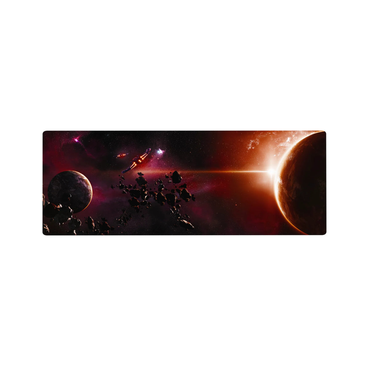 Cinematic Starfall - Space Mouse Pad and Desk Pad – AniChan