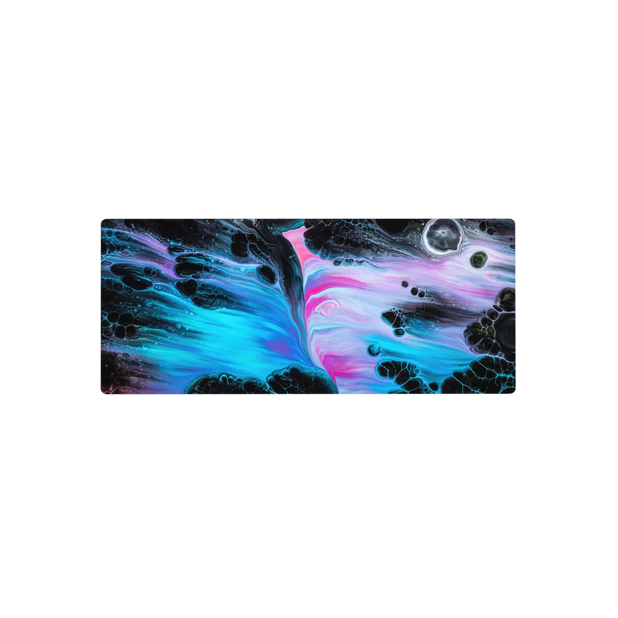 Abstract Deskmat | Mousepad | Deskpad - Neon Nebula - AniChan