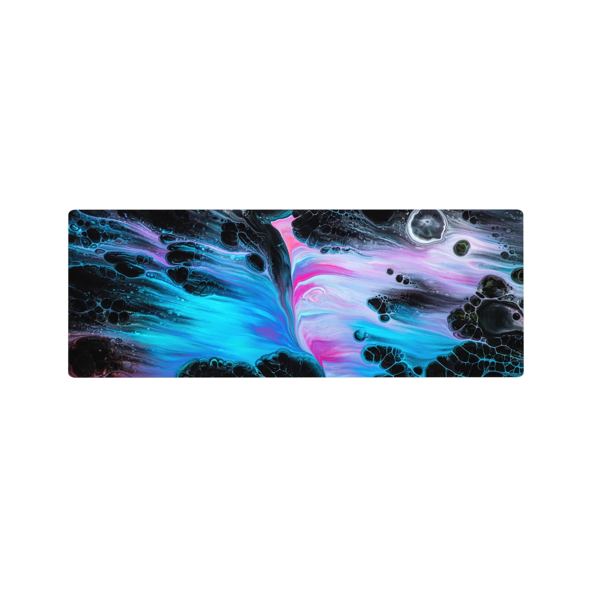 Abstract Deskmat | Mousepad | Deskpad - Neon Nebula - AniChan