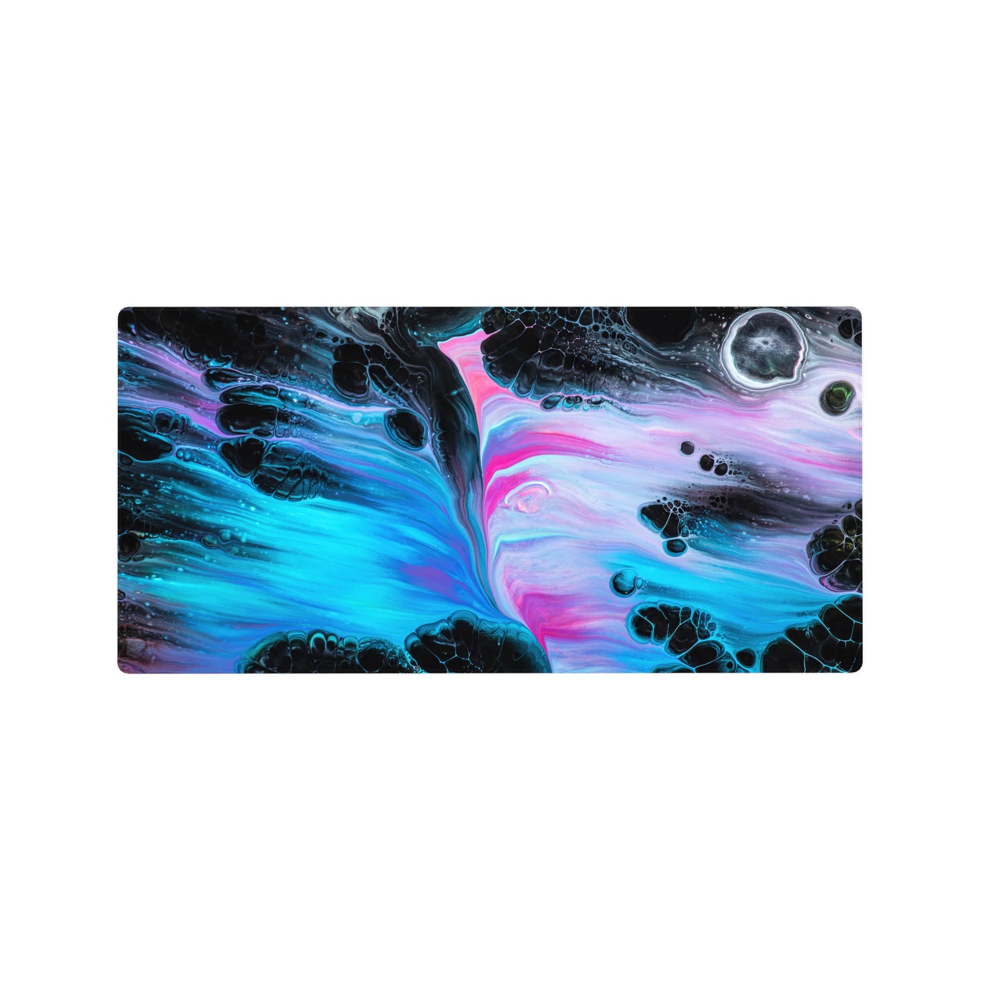 Abstract Deskmat | Mousepad | Deskpad - Neon Nebula - AniChan