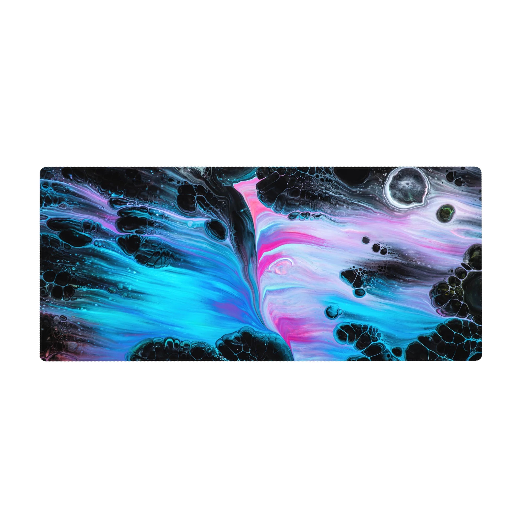 Abstract Deskmat | Mousepad | Deskpad - Neon Nebula - AniChan