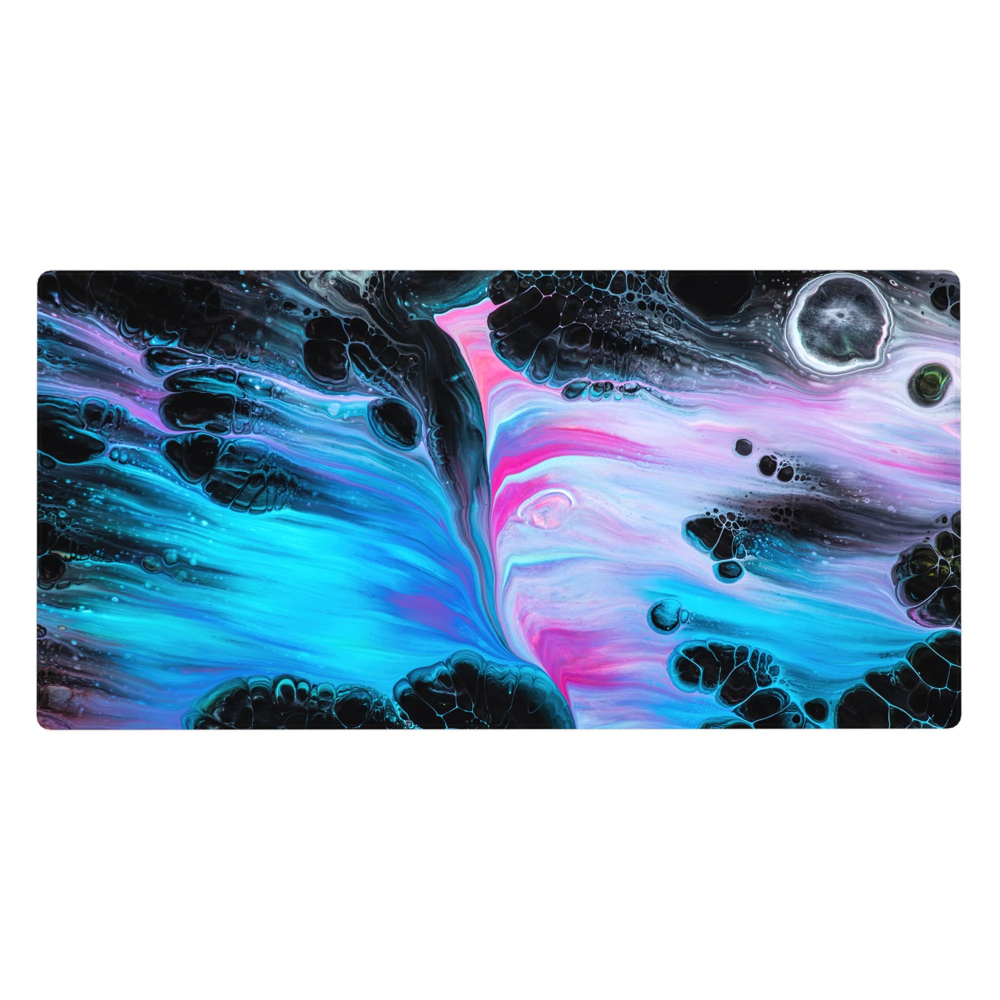 Abstract Deskmat | Mousepad | Deskpad - Neon Nebula - AniChan