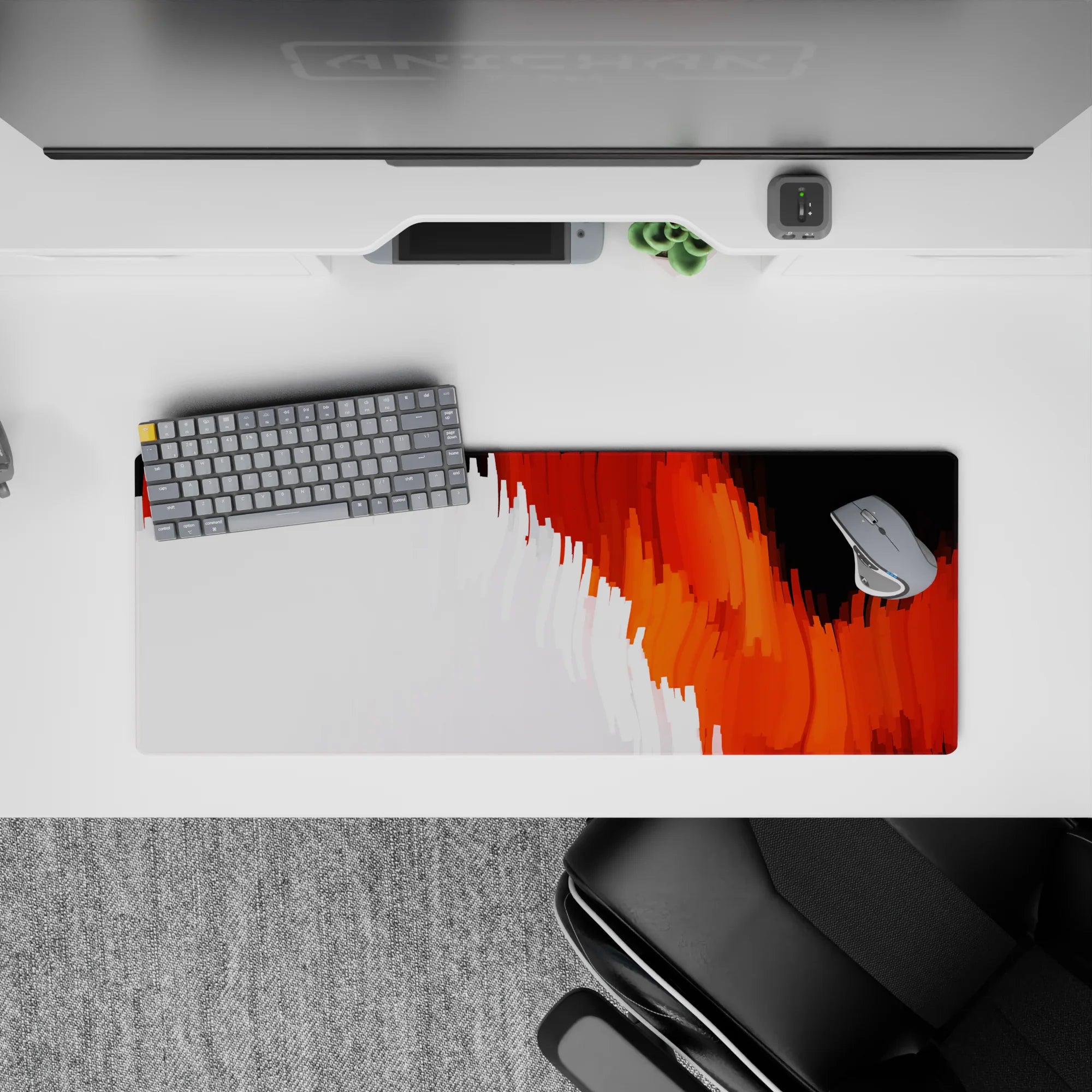 Abstract Deskmat | Mousepad | Deskpad - Blazing Streak - AniChan