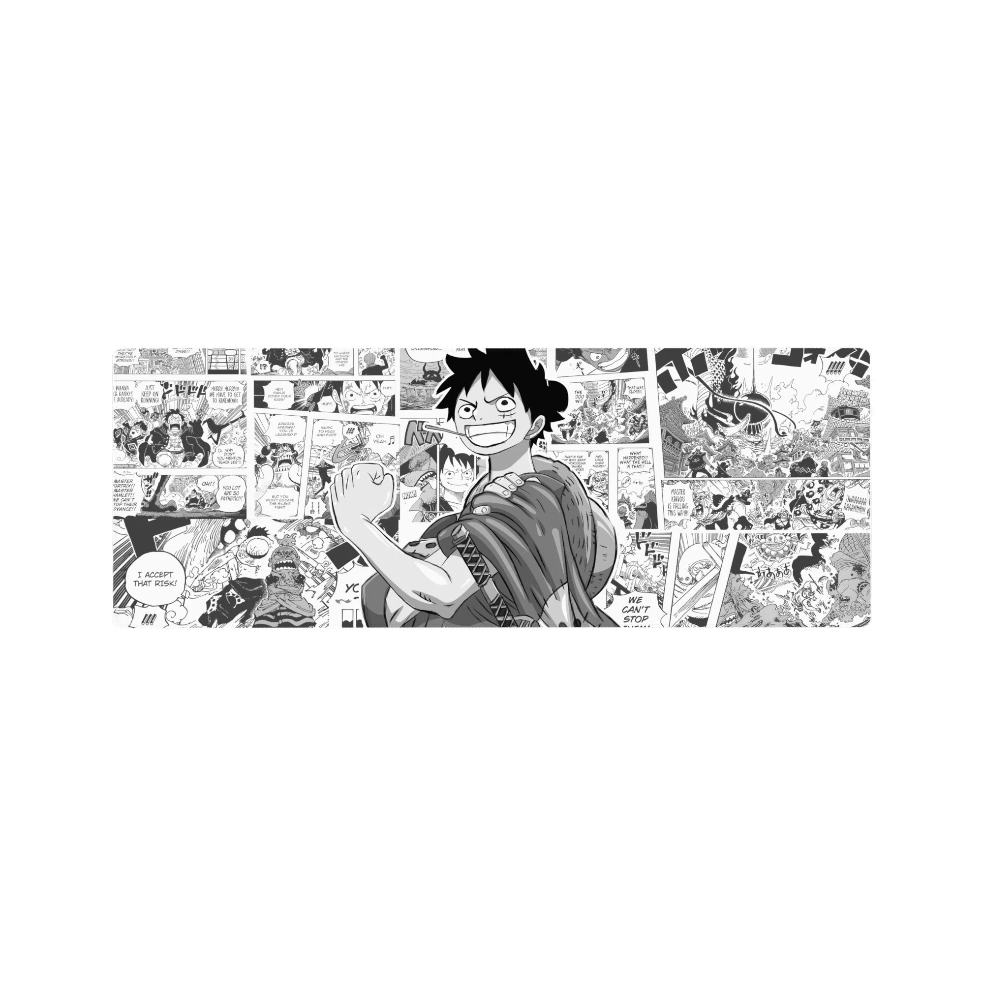 One Piece Deskmat | Mousepad | Deskpad - Luffy: Manga Hero - AniChan