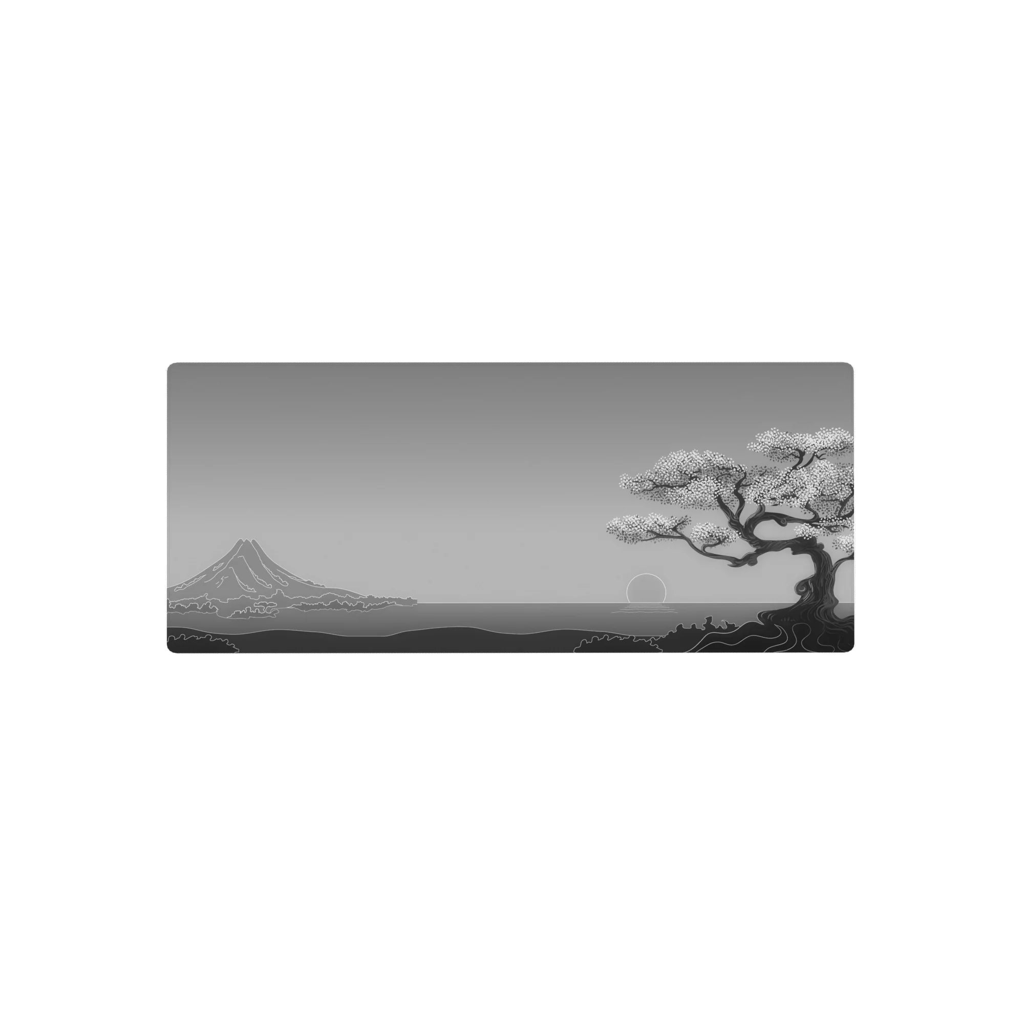 Zen-Japan Deskmat | Mousepad | Deskpad - Serenity Sakura Scene - AniChan