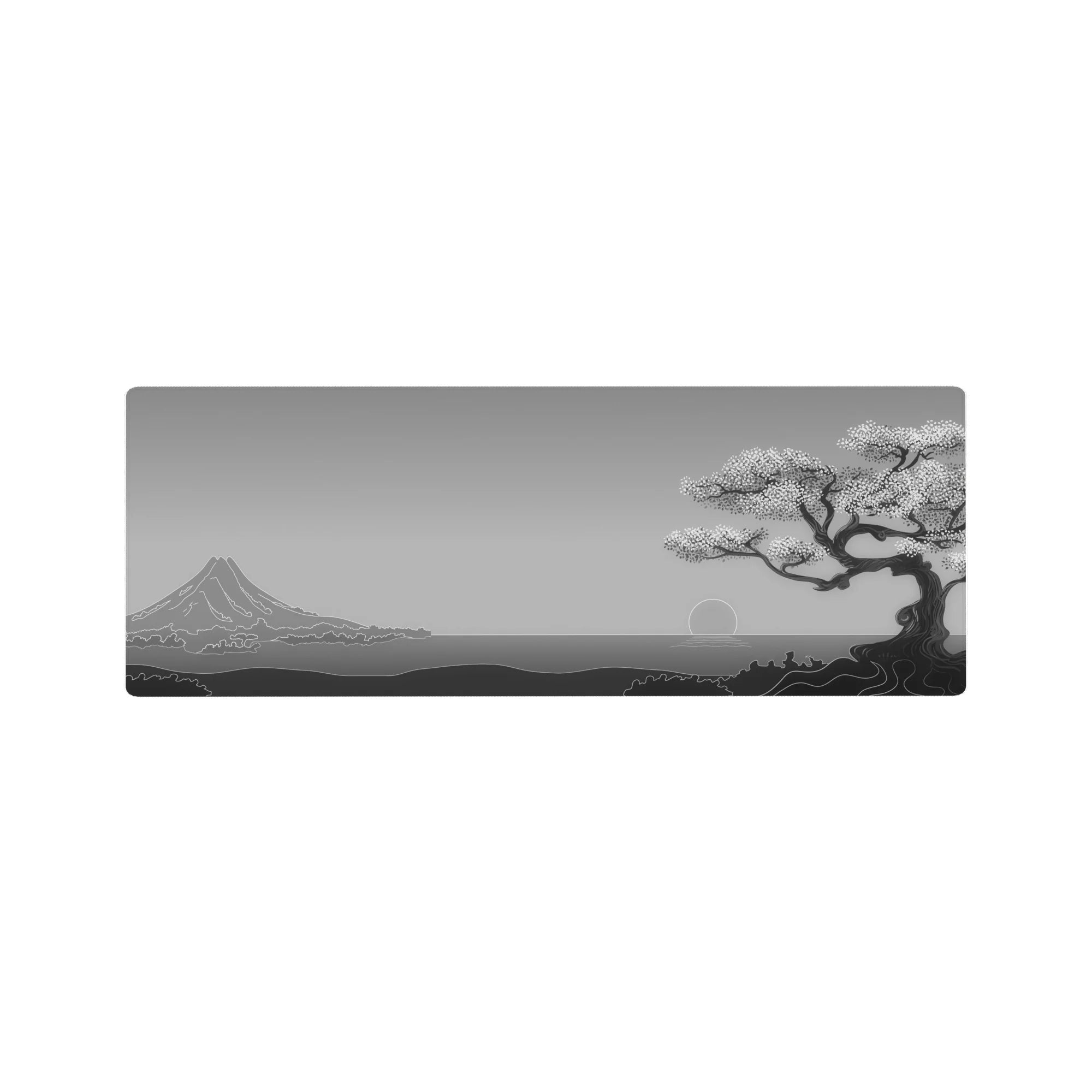 Zen-Japan Deskmat | Mousepad | Deskpad - Serenity Sakura Scene - AniChan